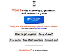 Tablet Screenshot of mootgame.com